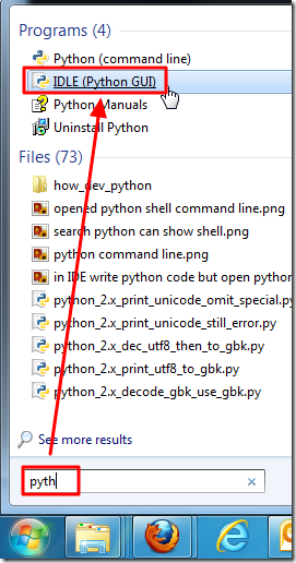 在cmd下运行Python脚本+如何使用Python Shell_python_17