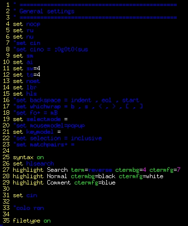 【整理】secureCRT连Linux服务器，配置vim使得色彩显示生效