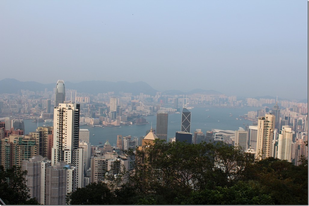香港旅游 第一天 2012-10-07 - 古董缆车+太平山夜景