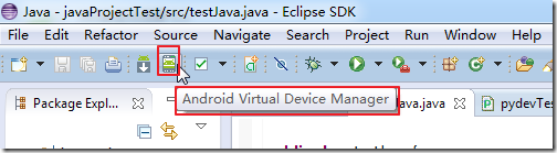 android virtual device manager