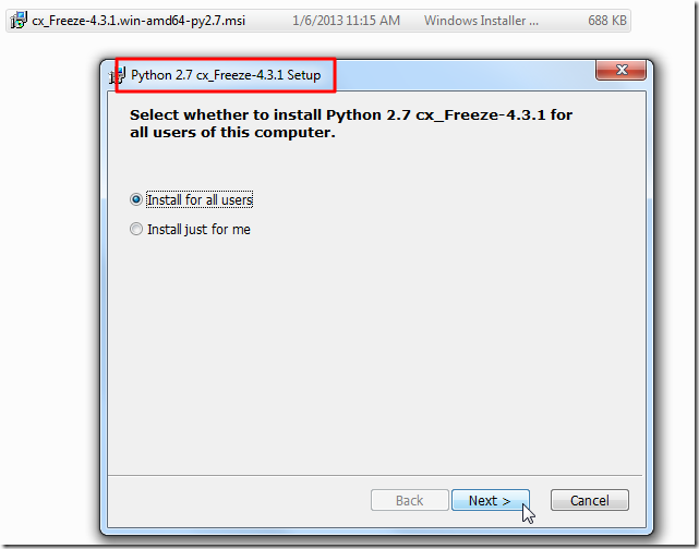 python 2.7 cx_Freeze 4.3.1 setup ui