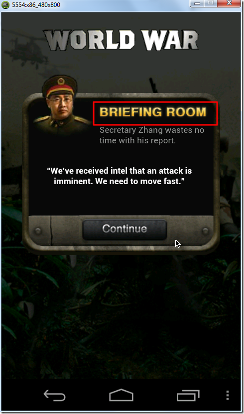 briefing room continue