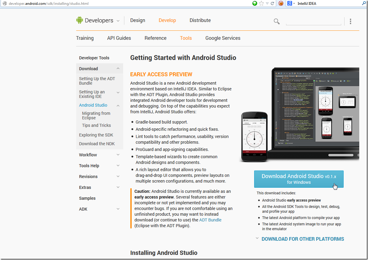get start with android studio