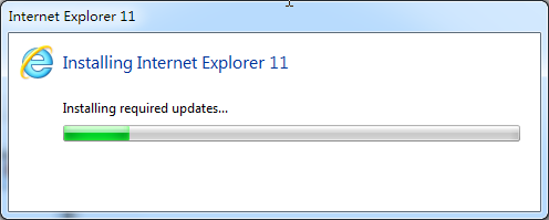 install required updates for ie11