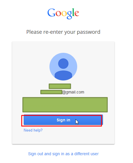 new google account login page