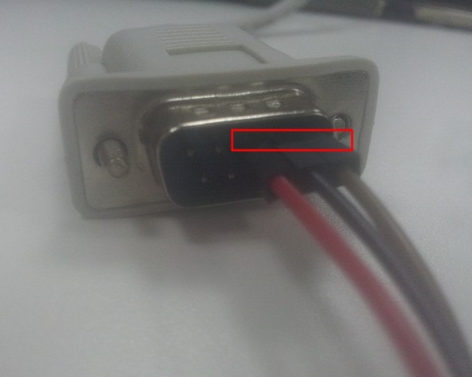 rs485 pins connectted using single line