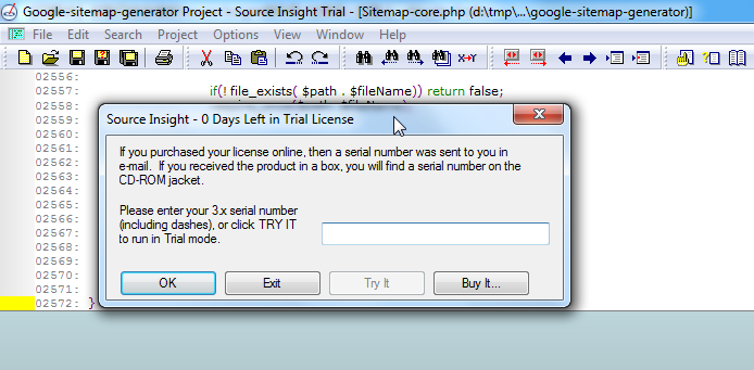 Source Insight 3.5 Serial Key