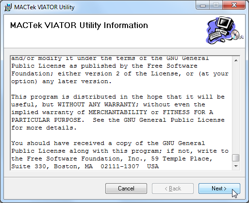 mactek viator utility information