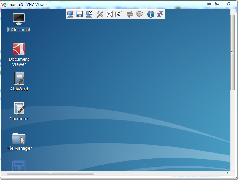 vnc show desktop ubuntu 0 - 1