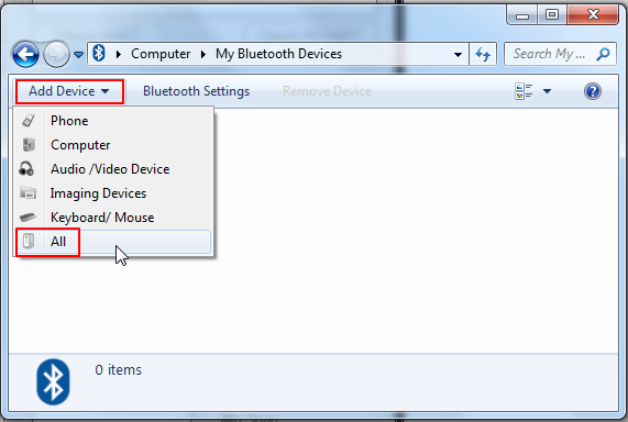 computer my bluetooth devices add device all
