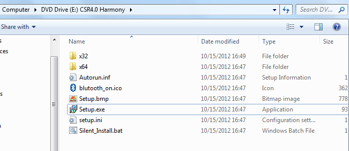 csr4.0 harmoney cd contain setup exe