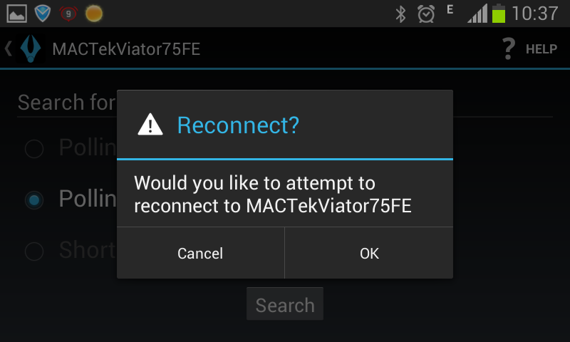 would you like to reconnect MACTekViator75FE