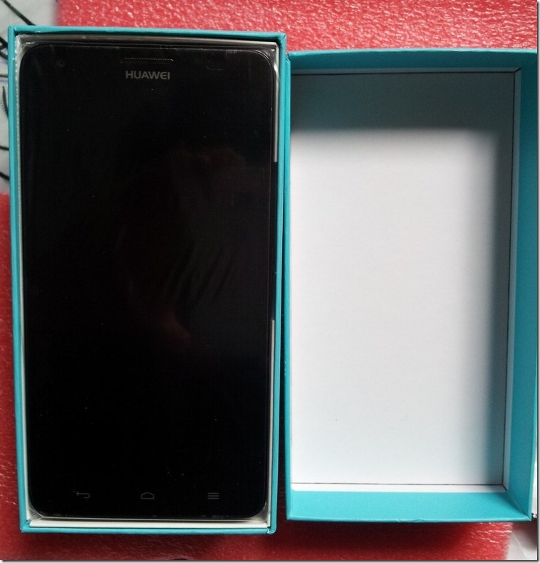 open box can show huawei honor G750-T01 real face