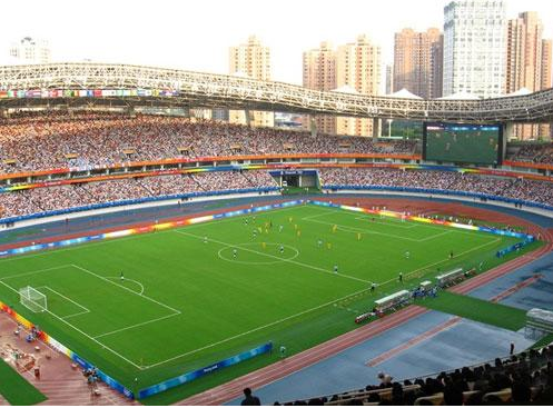 shanghai stadium real effect internal footbal use
