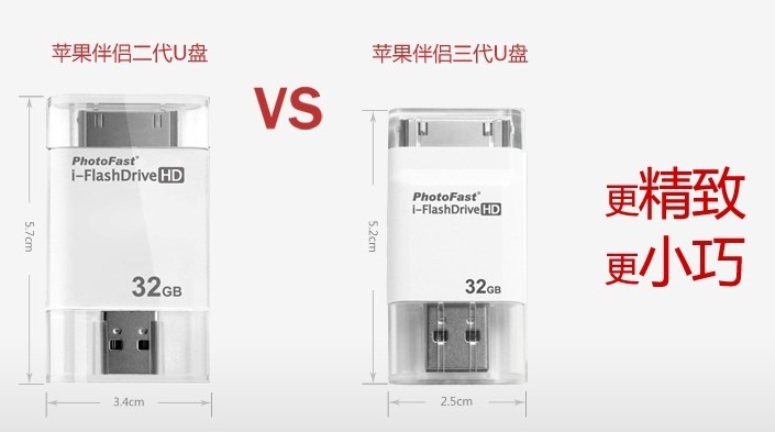2nd vs 3rd photofast i-flashdrive more small