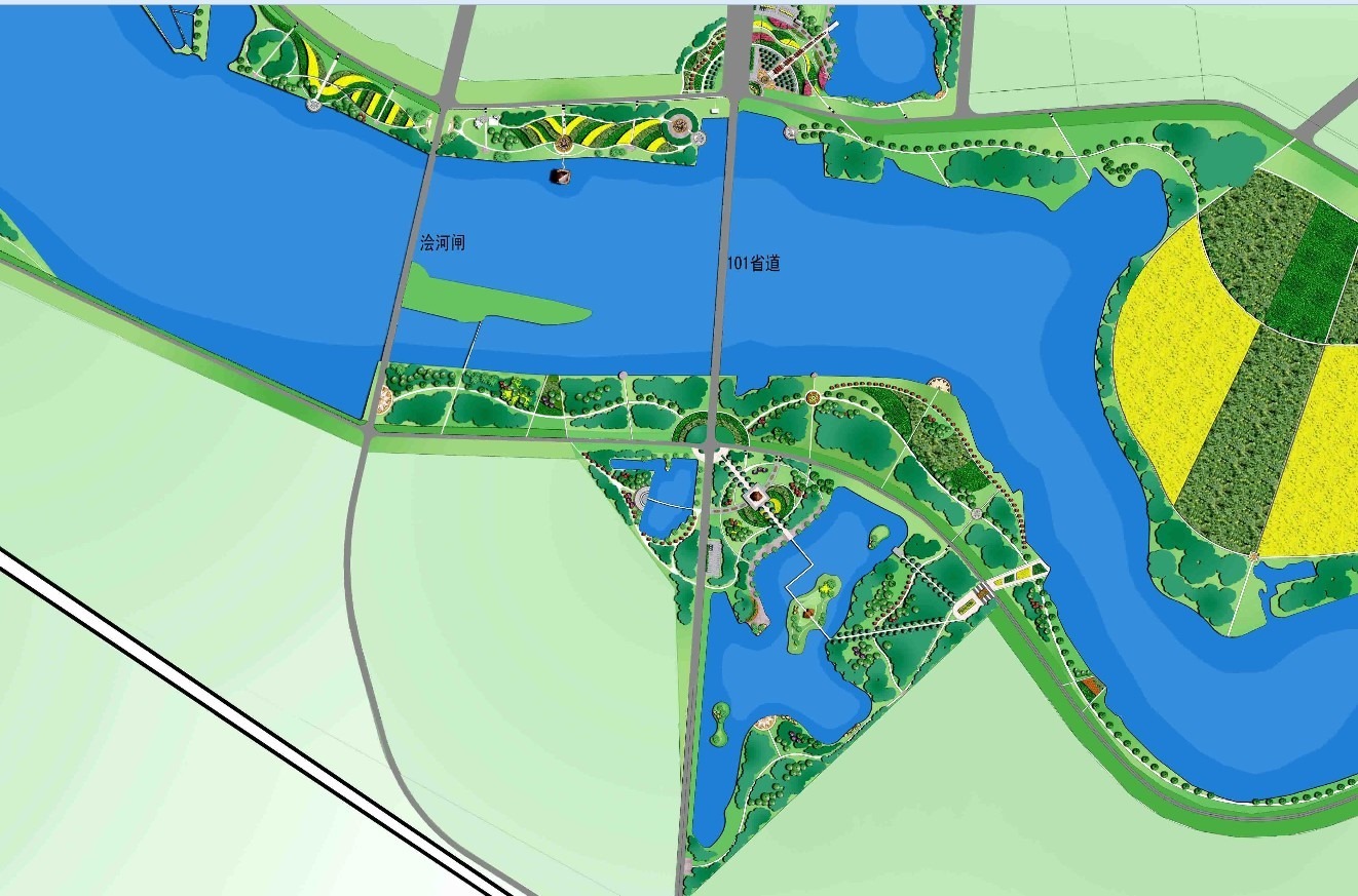 qiantai villa detail effect of guzhen planning hui river