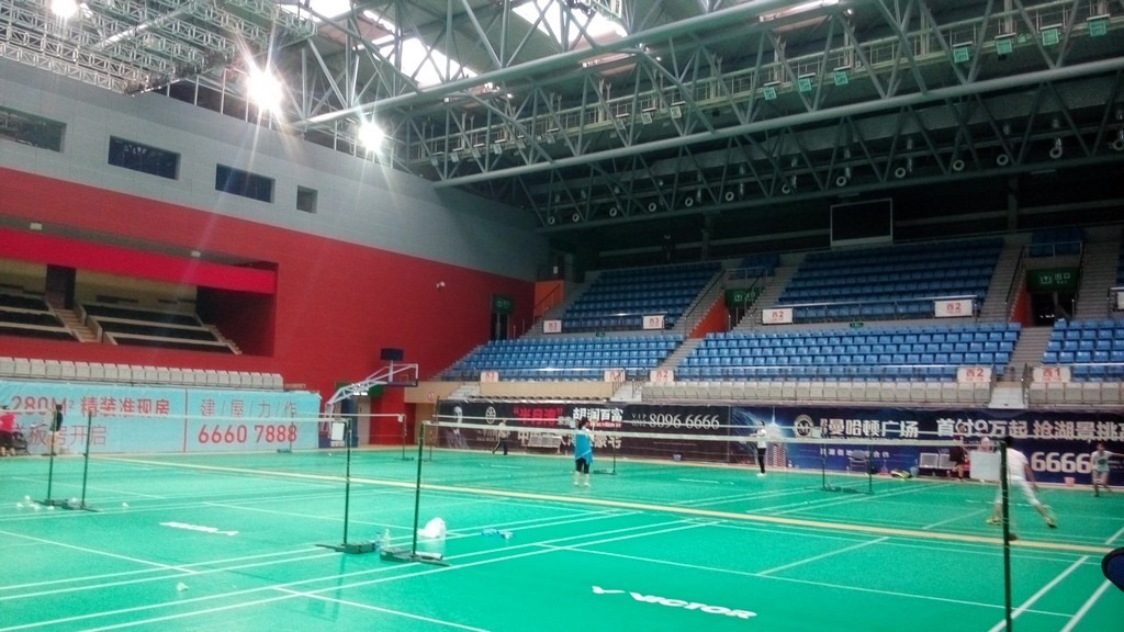 dushu lake badminton court inside east south view