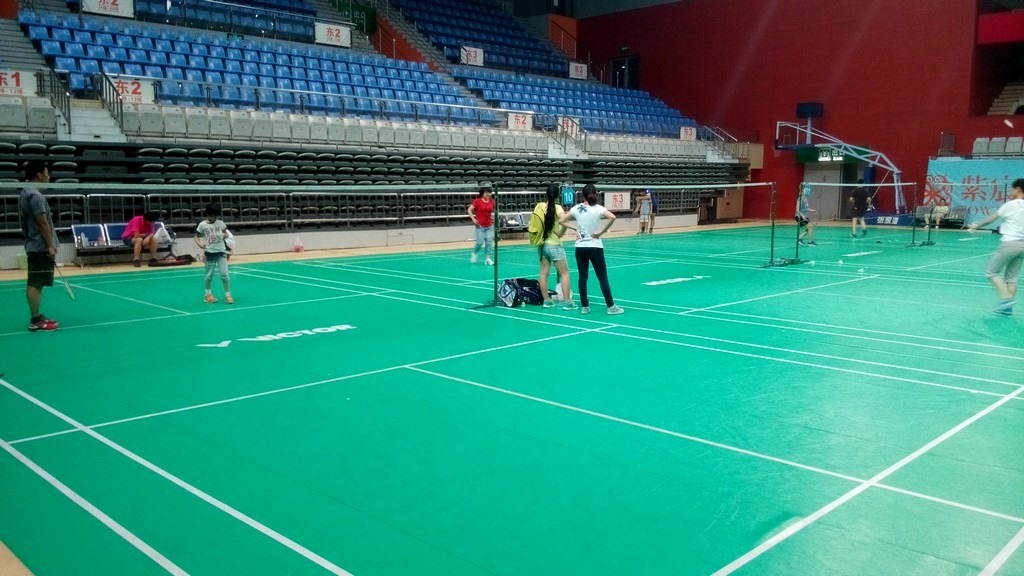 dushu lake badminton court inside south and east