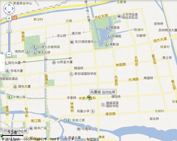 fenghuancheng sport center map location view middle