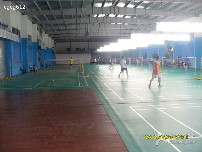 kangyu badminton court real view some uncomplete