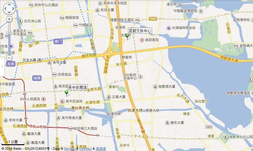 wuzhong gym location map view far