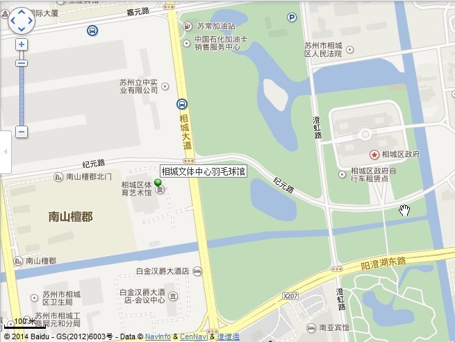 xiangcheng culture sport center location map view near