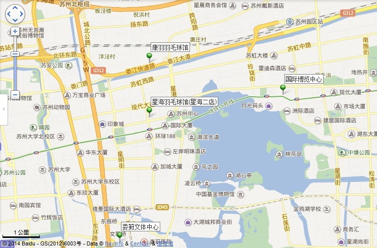 xinghai bandminton location map view far