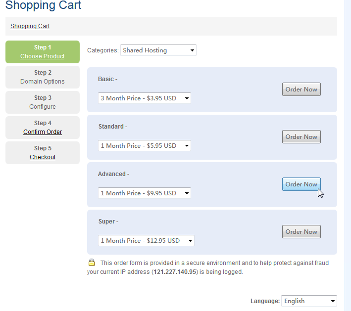 order now for current type inside step 1