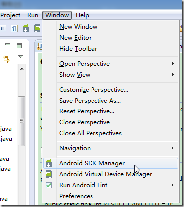 eclipse adt windows android sdk manager