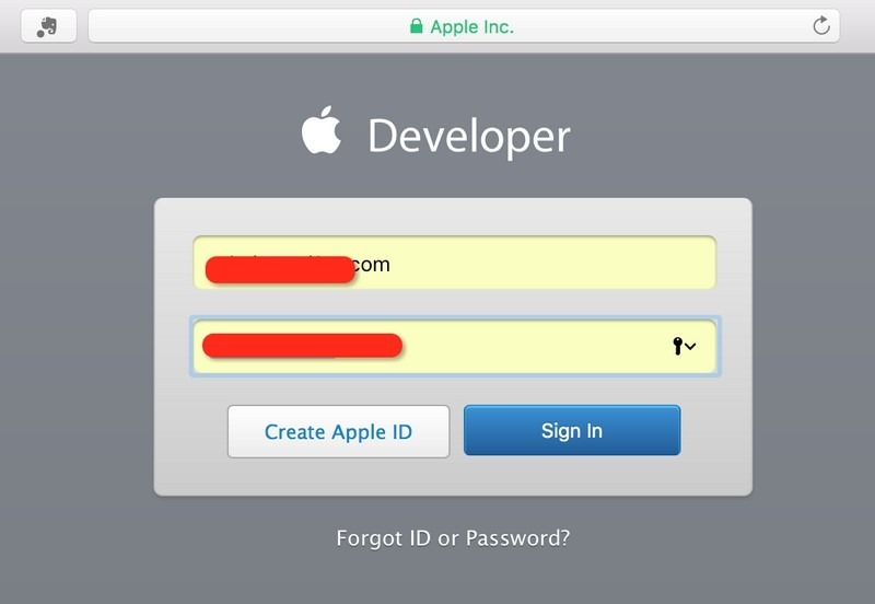 need login as apple id