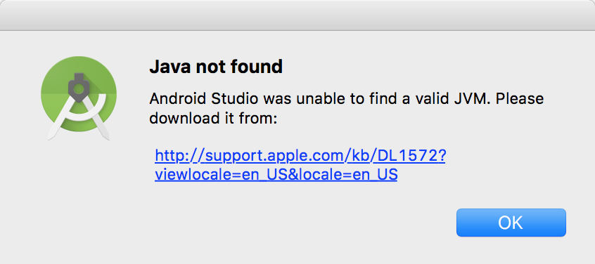 java not found