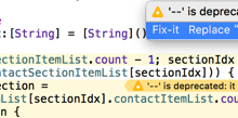 【已解决】'++’ ‘--' is deprecated: it will be removed in Swift 3