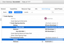 ［已解决］Xcode中企业开发者账号打包的PP文件和证书调试出错：Your build settings specify a provisioning profile with the UUID