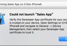 ［已解决］Xcode连iPhone真机调试出错：App installation failed This application's application-identifier entitlement does not match that of the installed application