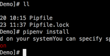 【基本解决】pipenv用已有pipfile去创建环境失败：Warning Python 3.6 was not found on your system