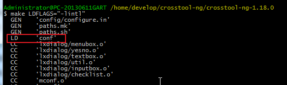 LD conf done ok LD conf done ok